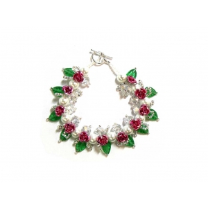 Dusty Pink Rose Garden Bracelet Dusty Pink Rose Garden Bracelet
